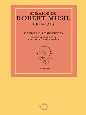 cover image of Ensaios de Robert Musil, 1900-1919